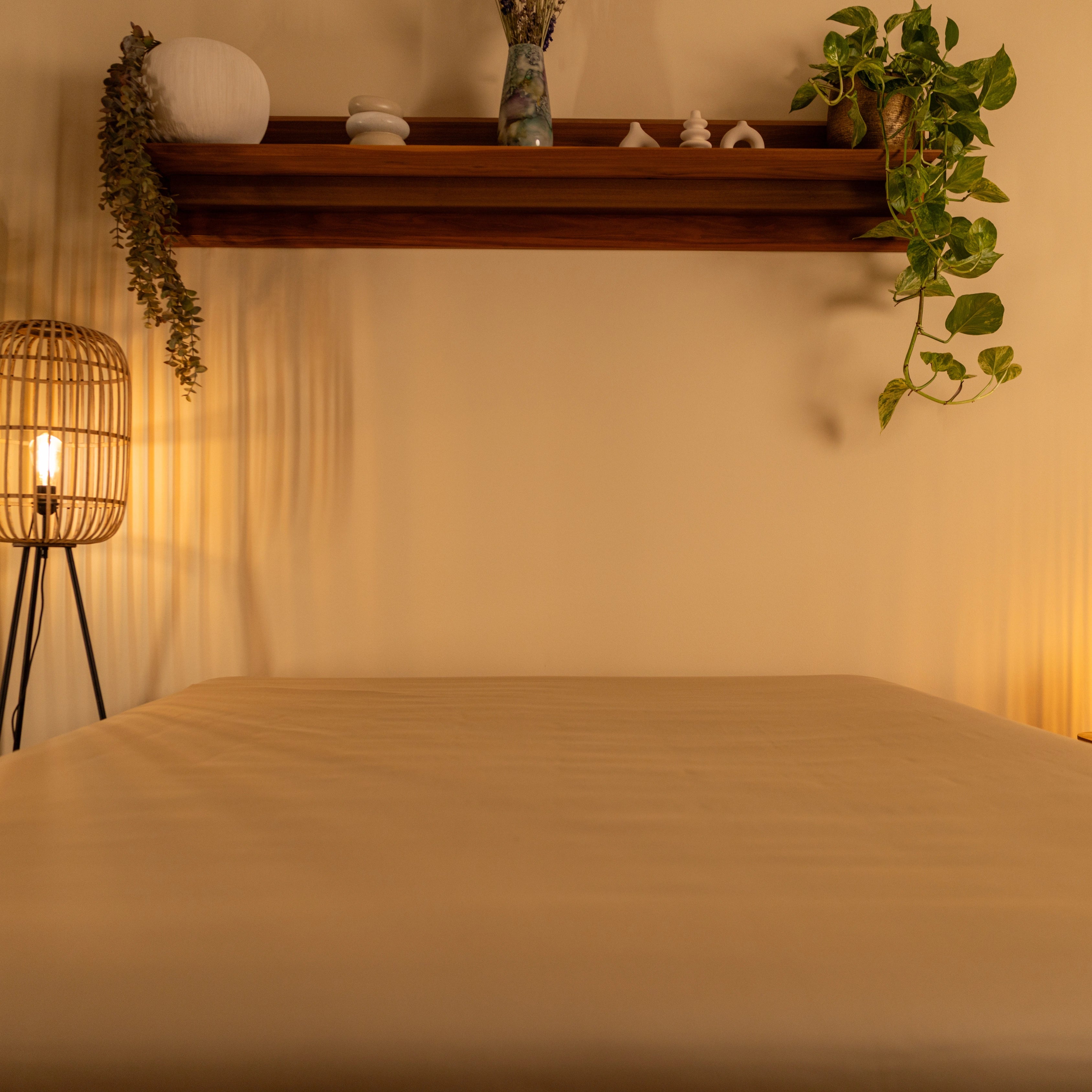 Fitted Sheet - 400TC Cotton Sateen - Beige Please!