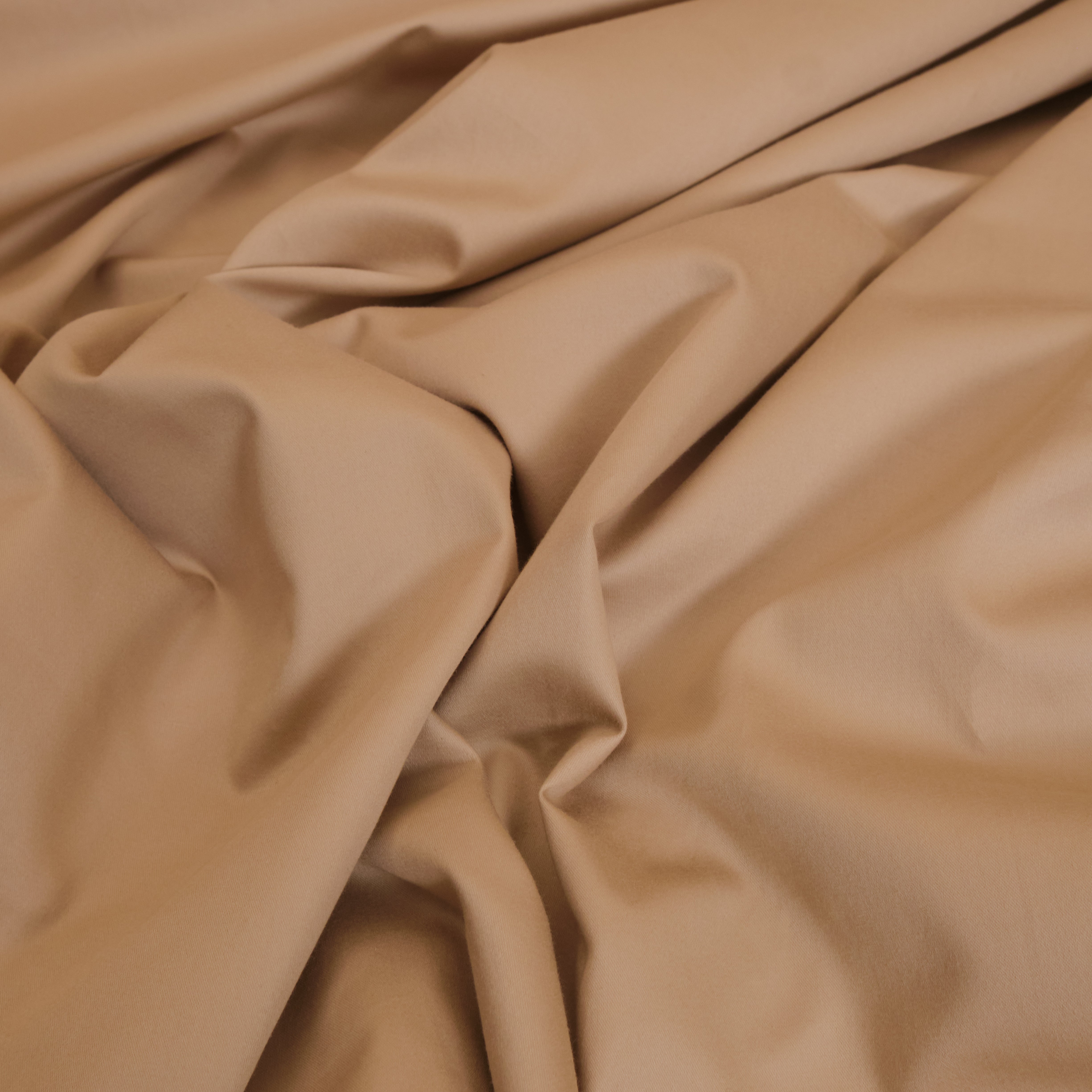 Fitted Sheet - 400TC Cotton Sateen - Beige Please!