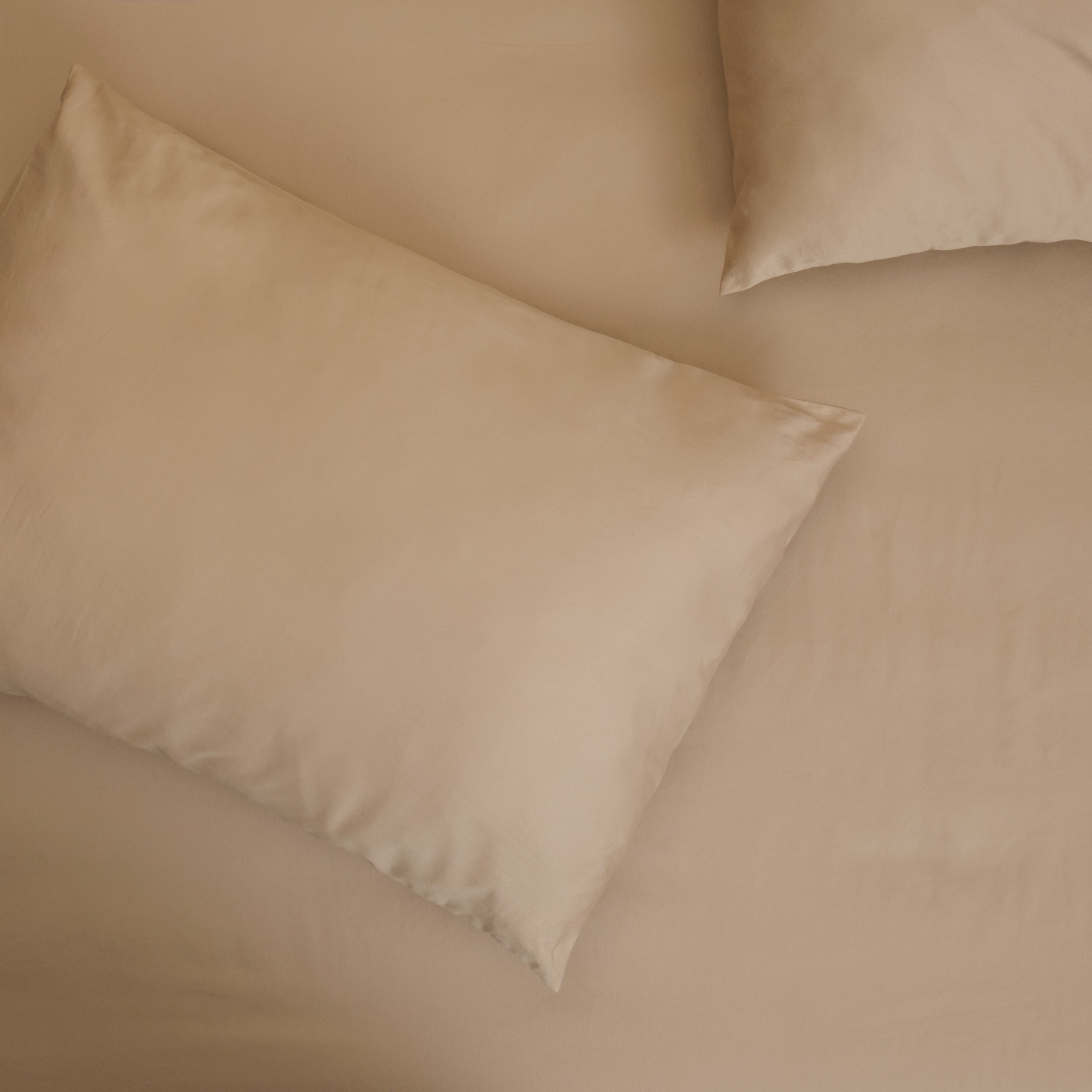 Pillow Cover - 400TC Cotton Sateen - Beige Please!