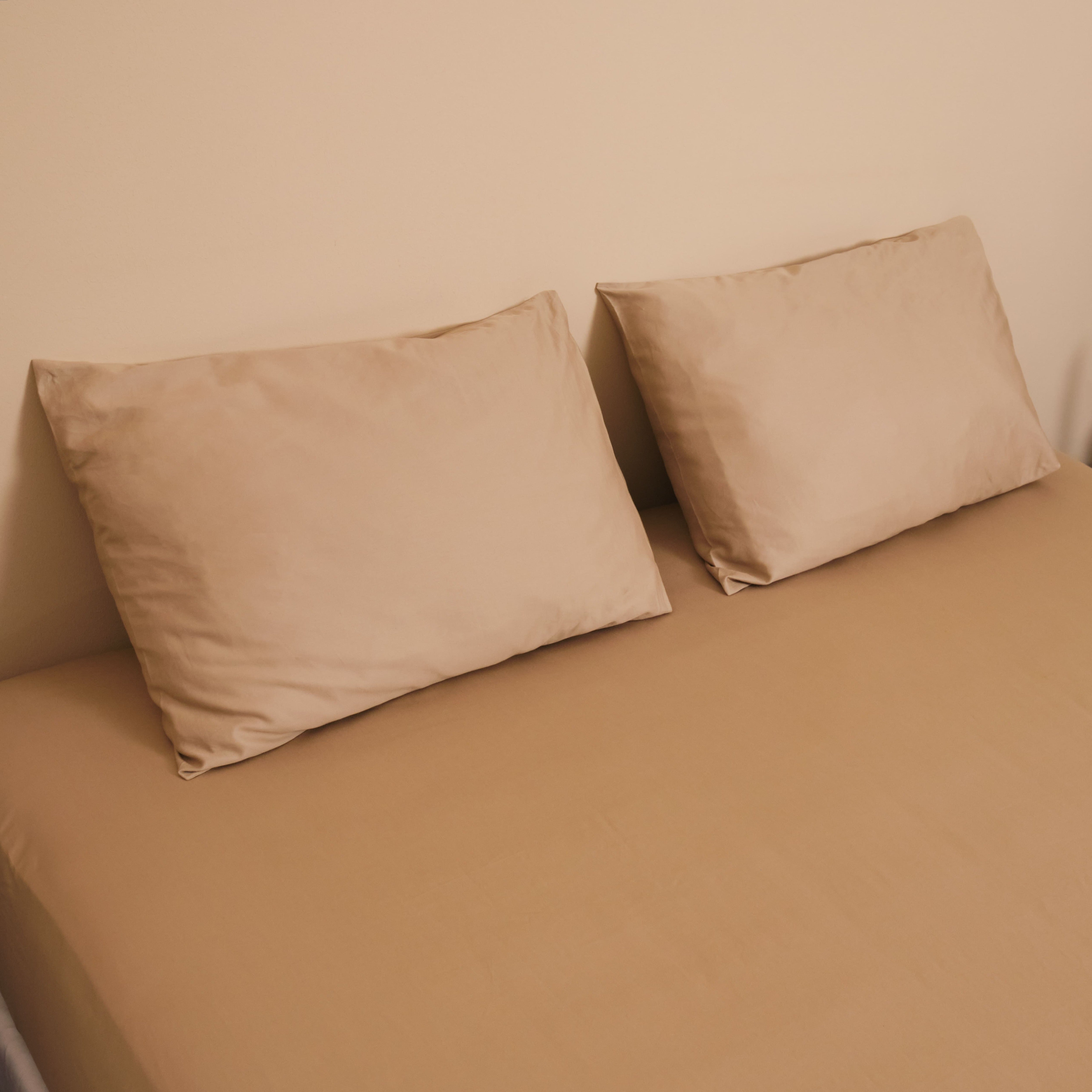 Pillow Cover - 400TC Cotton Sateen - Beige Please!